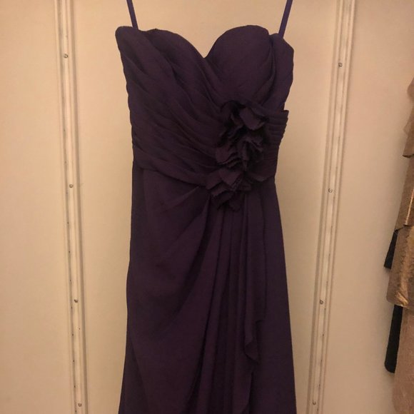 "Coco Melody" Purple Frilly Cocktail Dress! - Picture 1 of 2